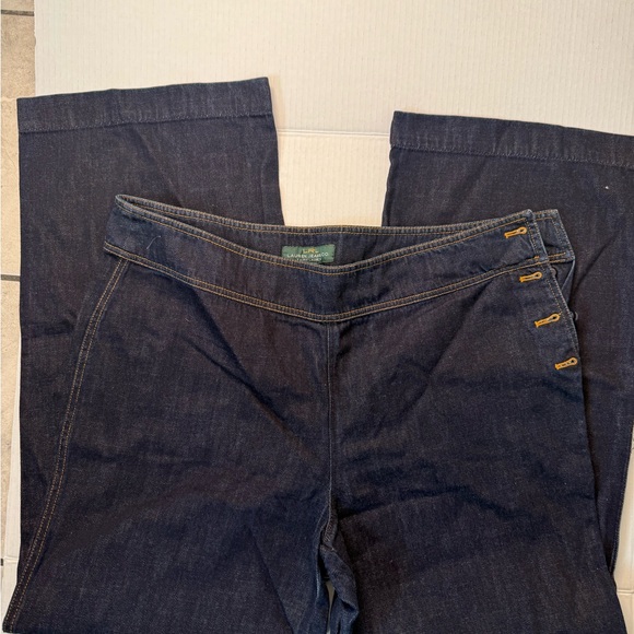 Ralph Lauren Indigo Denim Jeans plus size 16 - Picture 5 of 8